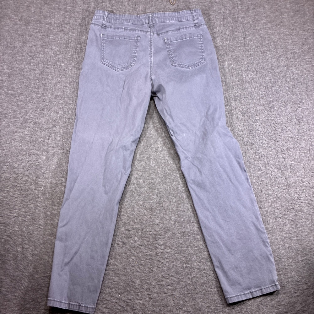 Buffalo David Bitton Skinny Jeans Womens 8/29 Gray Ankle Grazer Mid-Rise - Picture 6 of 13